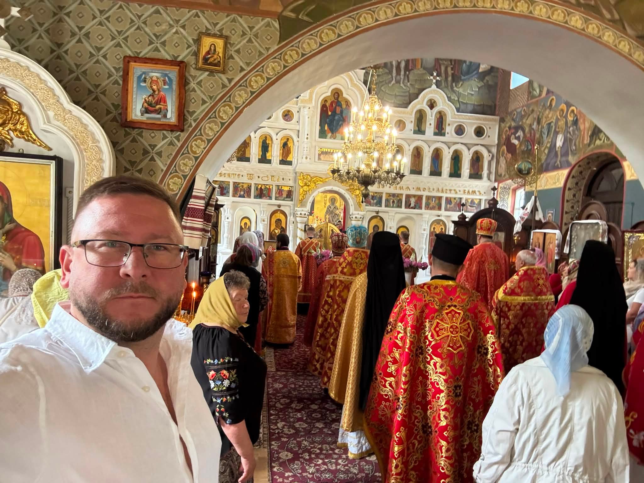 Service at the patronal feast of the Saints Borys and Hlib parish